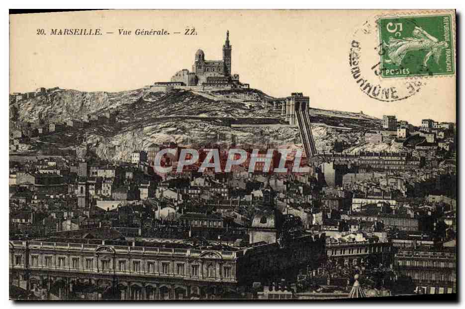 CPA Marseille Vue Generale