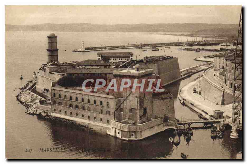 CPA Marseille Le fort Saint Jean 