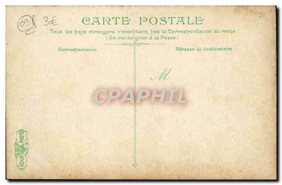 CPA Vichy Le Casino Vu De Cote — Verso
