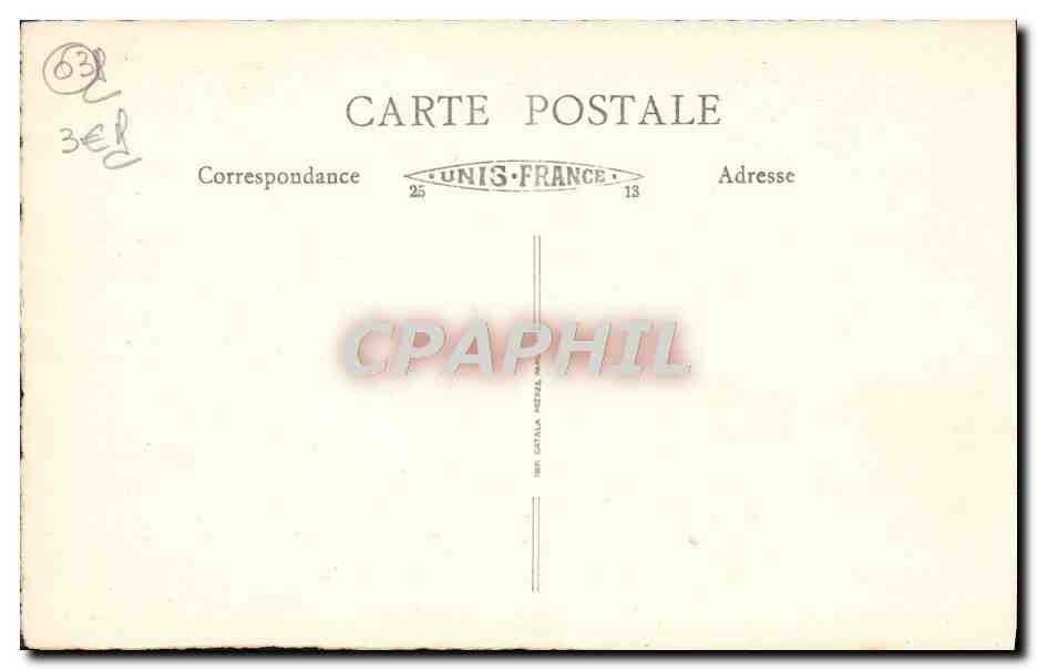 CPA Vichy Le Casino La Salle De Jeux — Rückseite