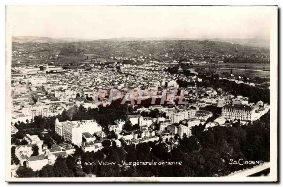 CPA Vichy Vue Generlae Aerienne