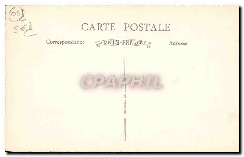 CPA Vichy Source Des Celestins — Rückseite