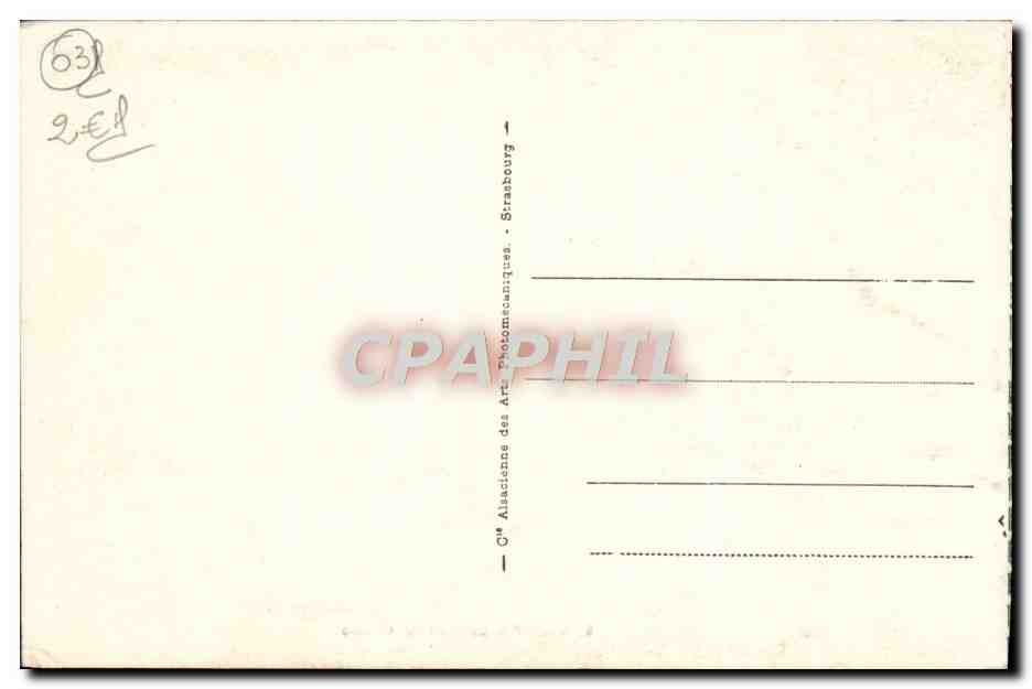 CPA Vichy Le Hall Du Casino — Verso