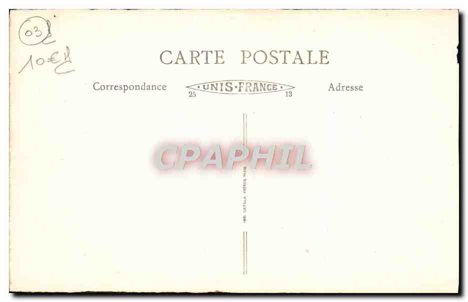 CPA Vichy Source Chornel — Verso