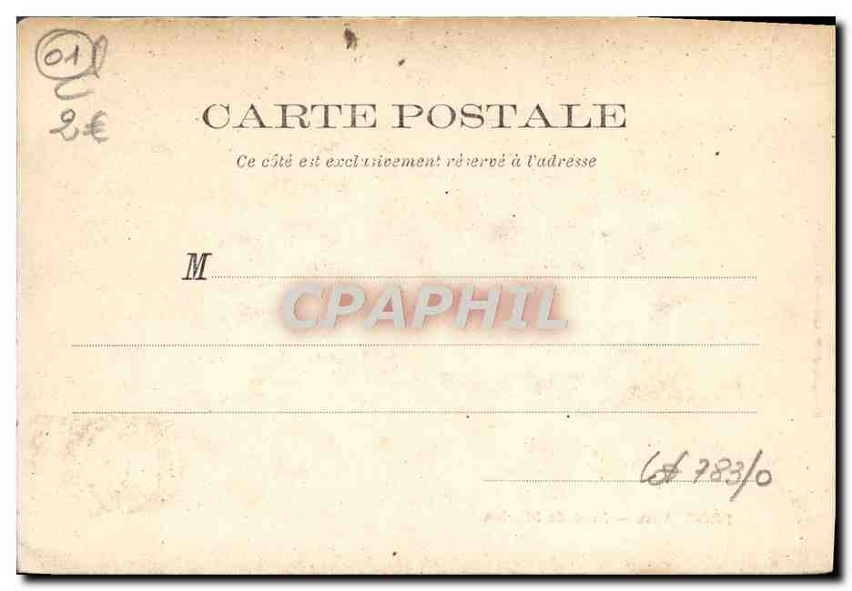 CPA Bourg Jube De I'Eglise — Verso