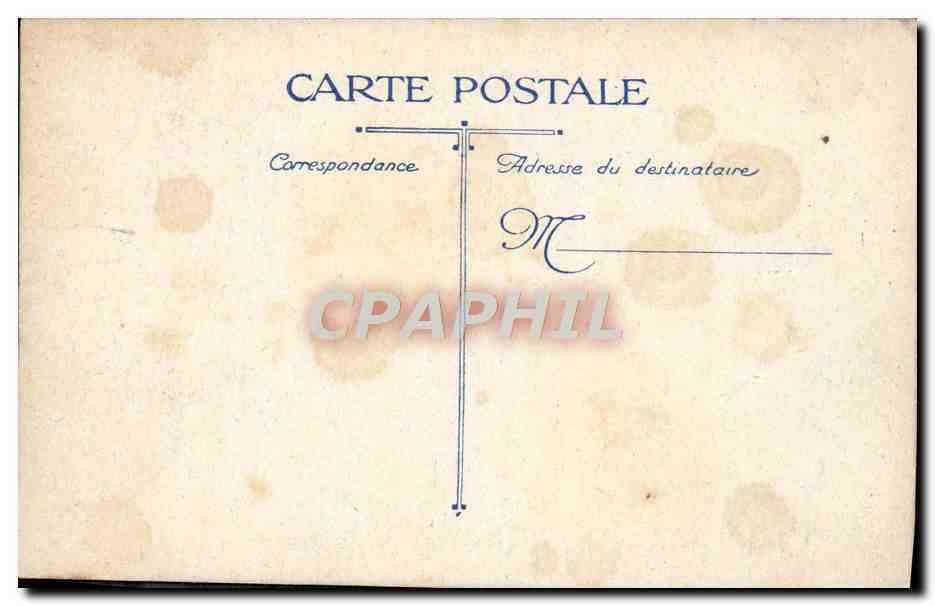 CPA Marseille Les Iles — Rückseite
