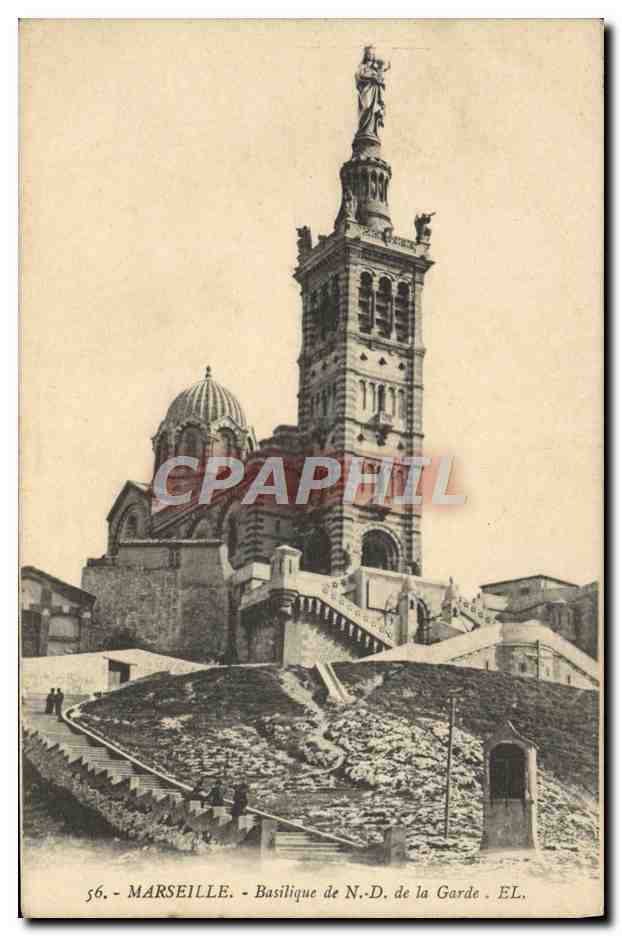 CPA Marseille Basilique ND De La Garde