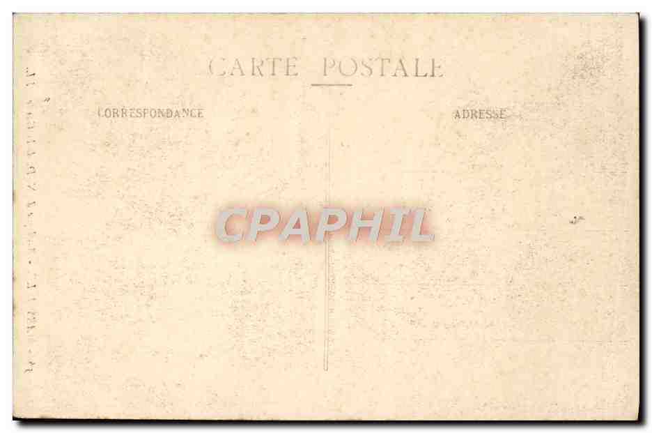 CPA Marseille Basilique ND De La Garde — Verso