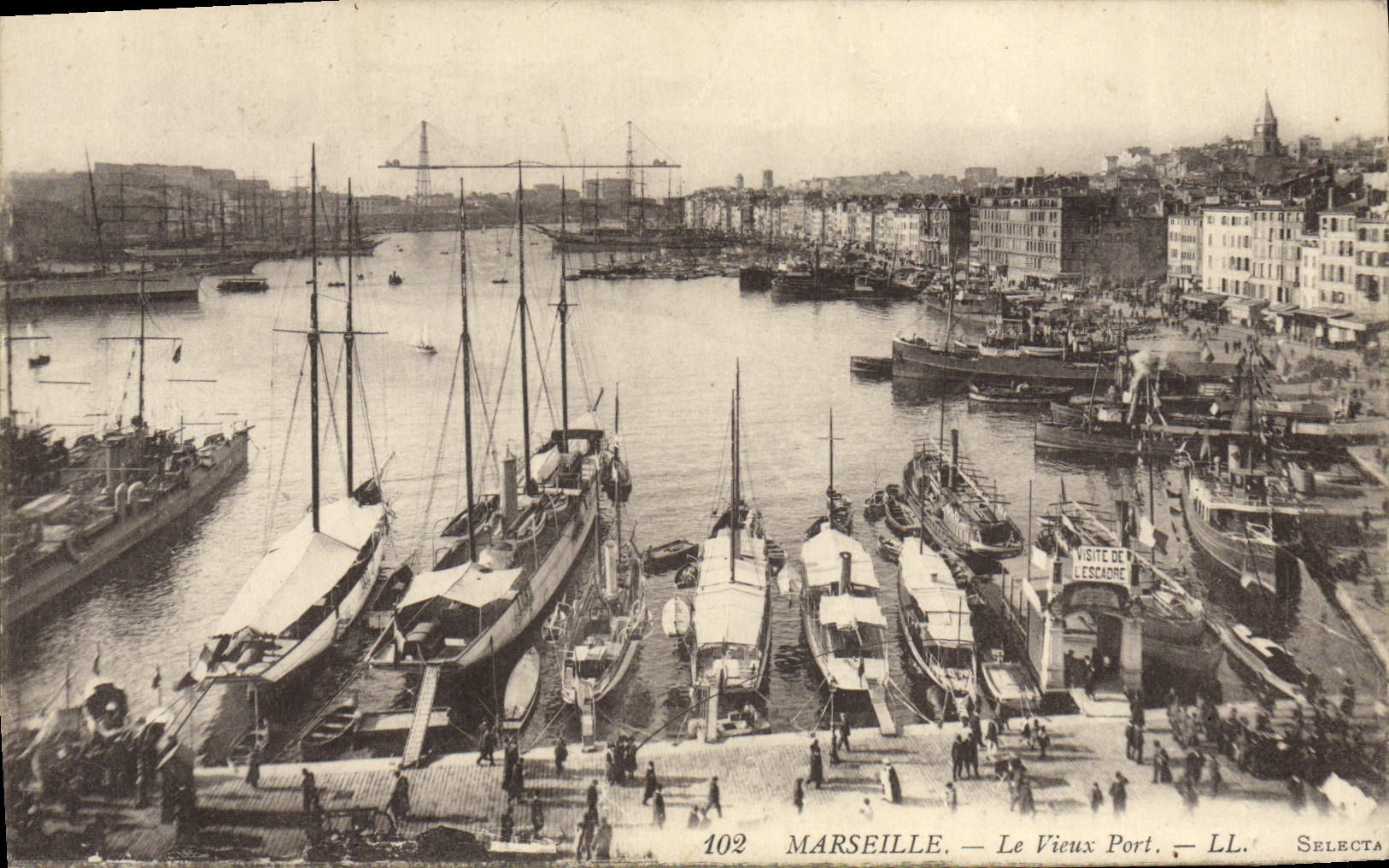 MARSEILLE — Le Vieux Port — LL. Selecta, n° 102