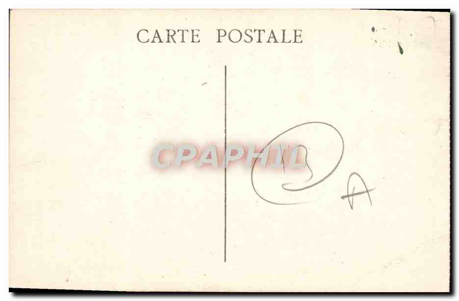 CPA Marseille La Corniche Pont De La Fausse Monnaie — Rückseite