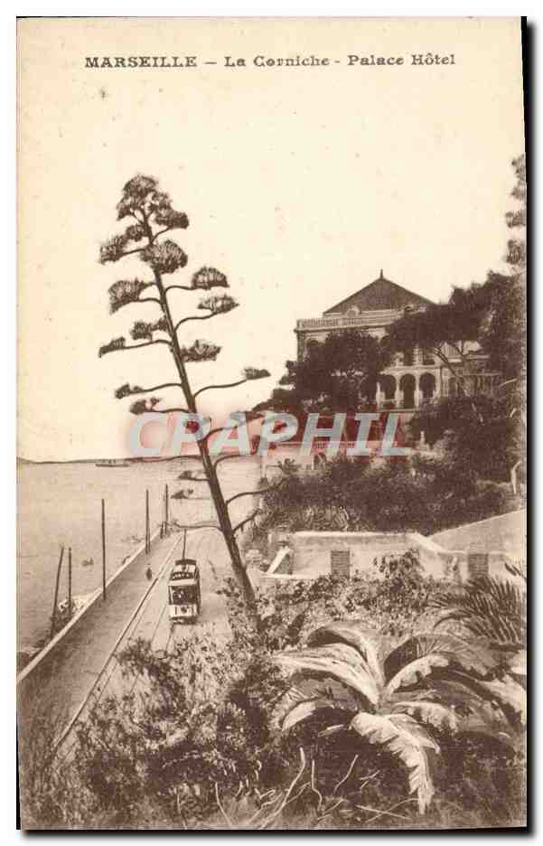 CPA Marseille La Corniche Palace Hotel Tramway