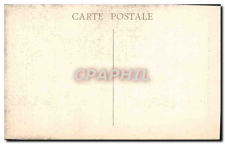 CPA Marseille La Corniche Palace Hotel Tramway — Verso