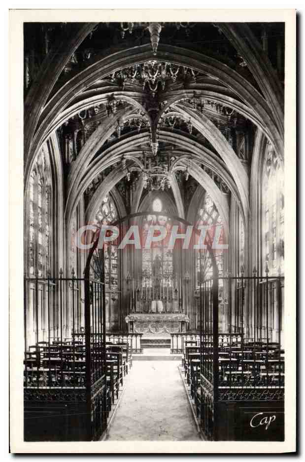 CPM La Ferte Bernard Eglise ND des Marais La chapelle du rosaire 