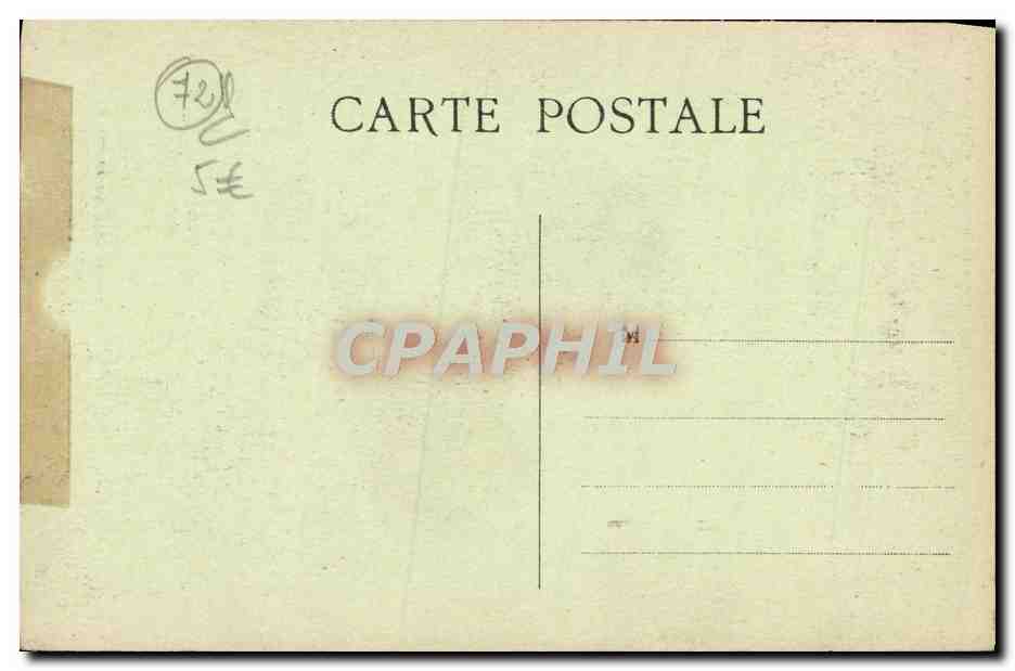CPA Le Mans Rue Des Chanoines Maison Renaissance — Rückseite