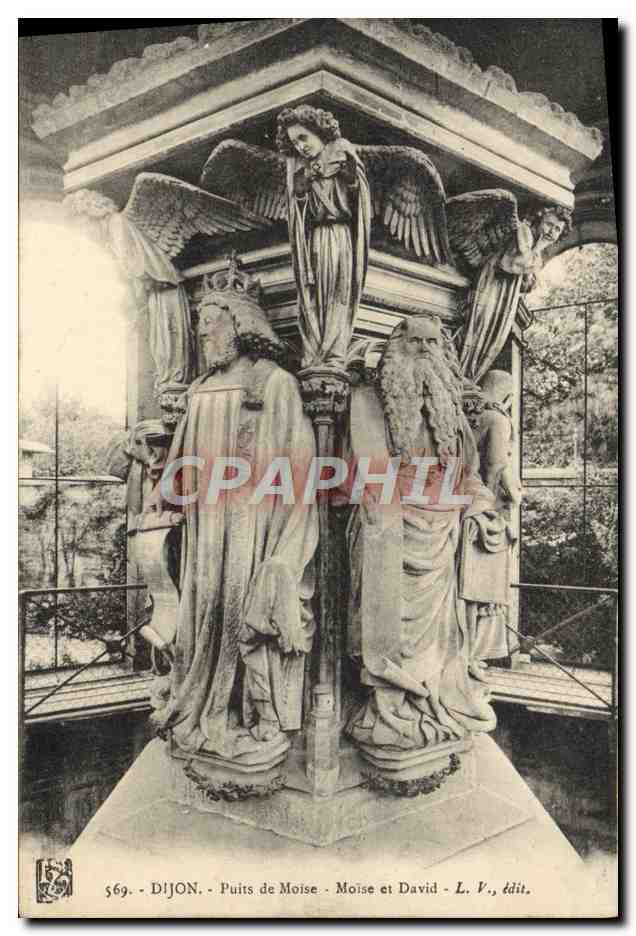 CPA Dijon Puits De Moise et David