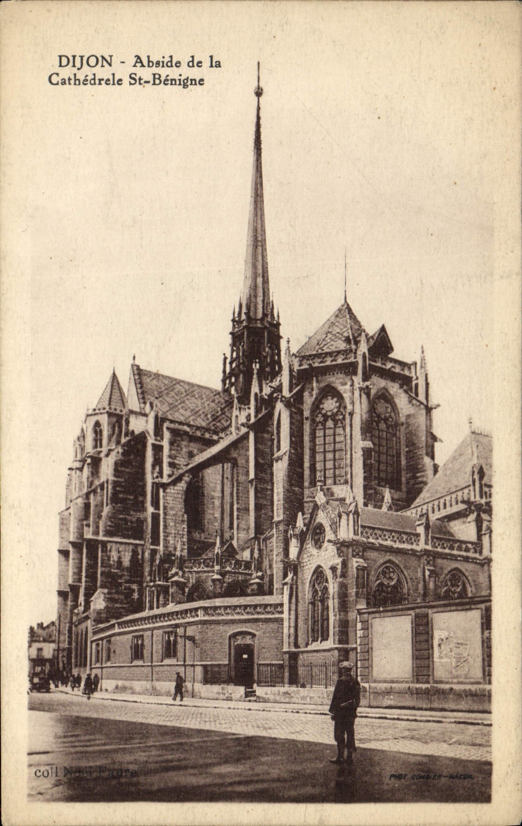Dijon - Abside de la Cathédrale St-Bénigne — Phot. Corder-Haas