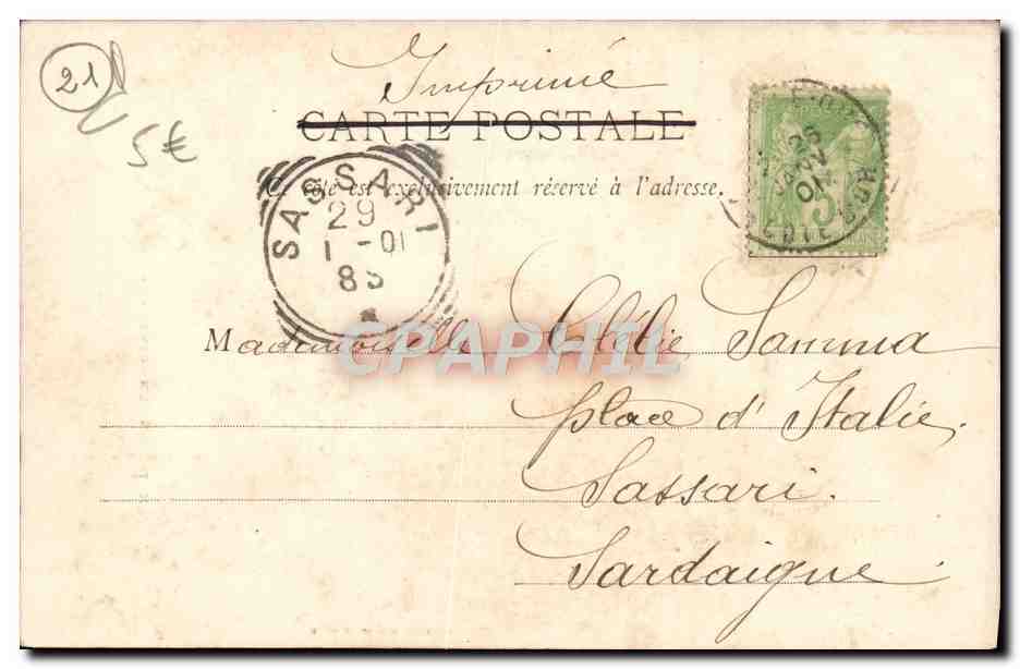 CPA Chatillon Sur Seine Chateau de Marmont — Rückseite