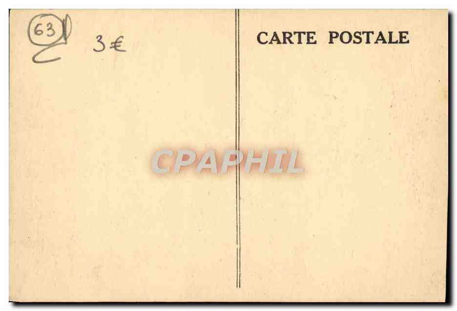 CPA L'Auvergne Vallee Du Mont Dore — Verso