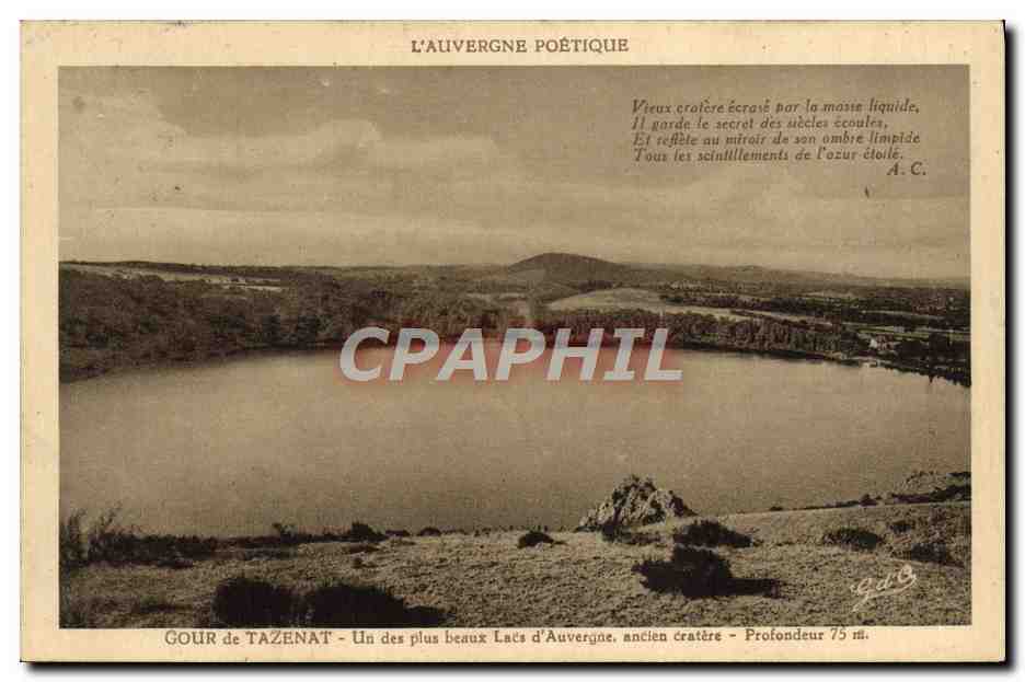 CPA L'Auvergne Gour De Tazenat