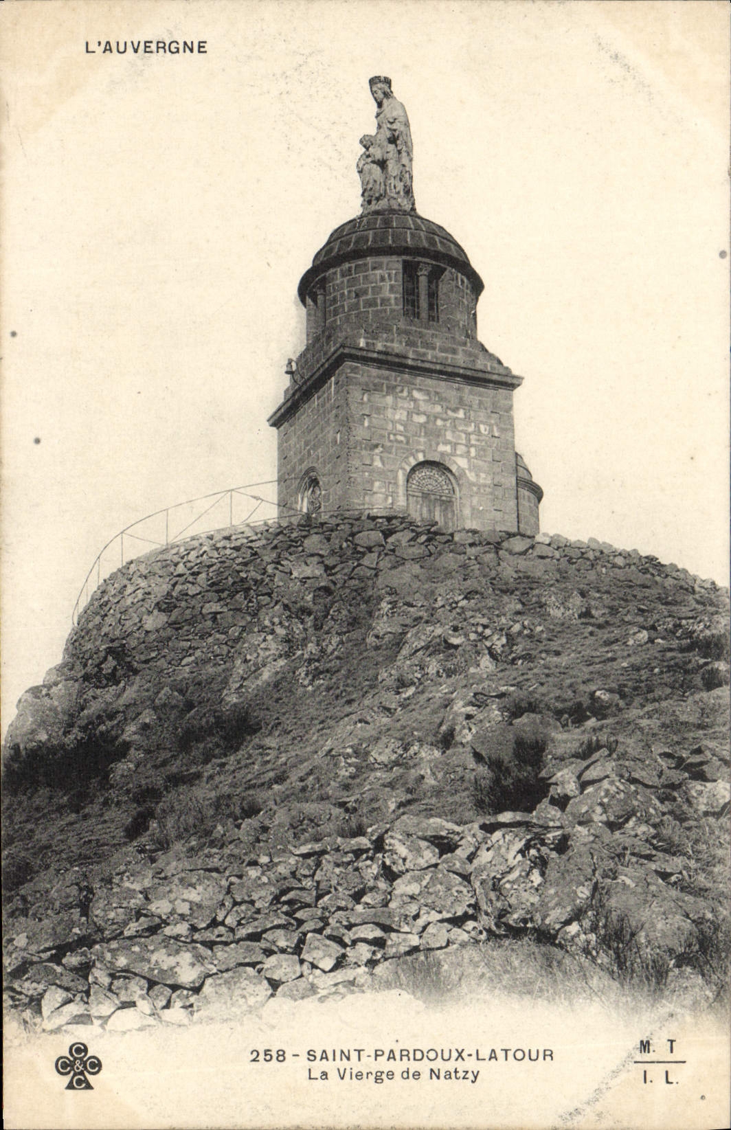 Saint-Pardoux-Latour — La Vierge de Natzy — L'Auvergne, éditeur M.T. n°258
