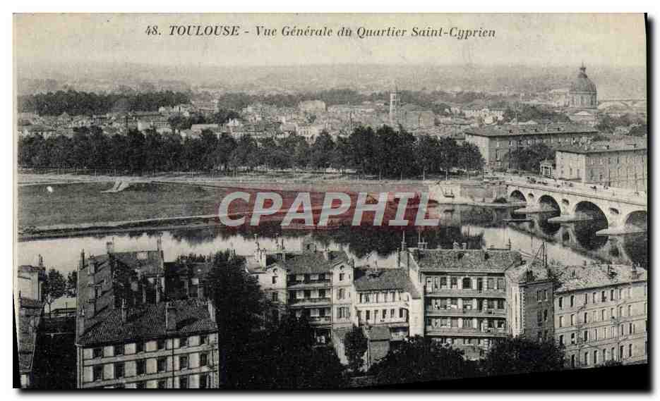 Toulouse - Vue Générale du Quartier Saint-Cyprien — n°48
