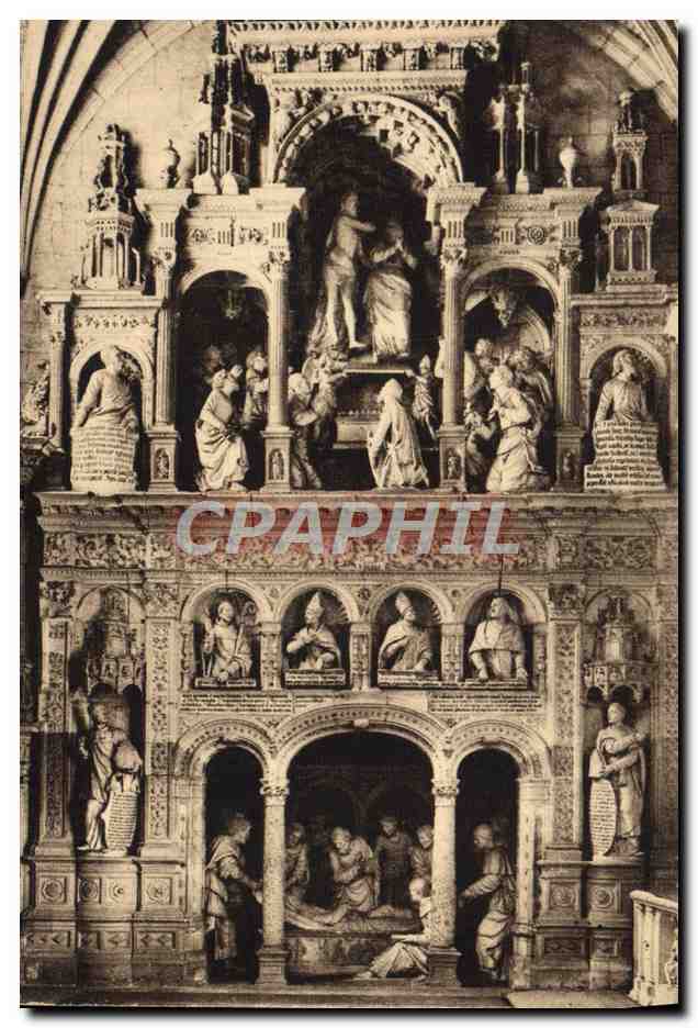CPA Les Saints De Solesmes L'ensevelissement et l'assomption de la vuerge 