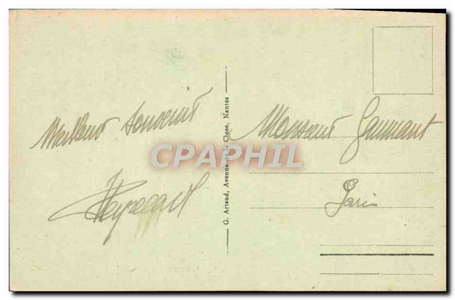 Toulouse — Die Ufer der Garonne — Verleger G. Arnaud, n° 191 — Rückseite