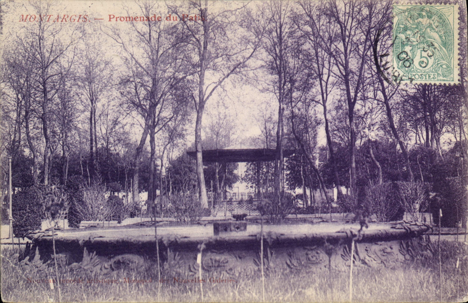 CPA Montargis Promenade Du patio