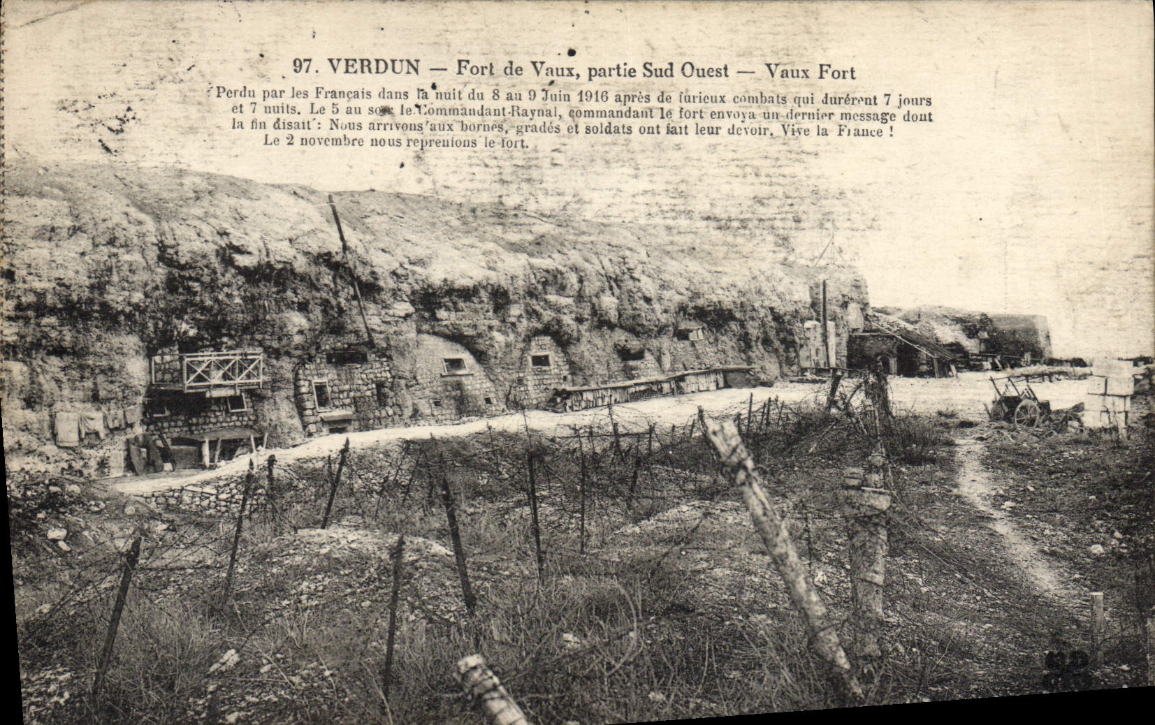 Verdun — Fort de Vaux, Südwestabschnitt — Vaux Fort — 97