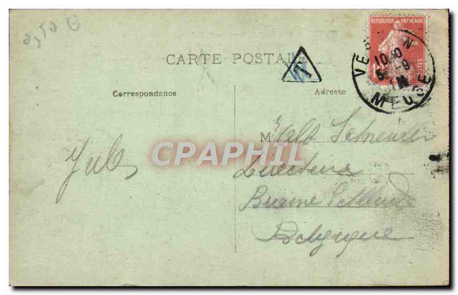 Verdun — Fort de Vaux, Südwestabschnitt — Vaux Fort — 97 — Rückseite