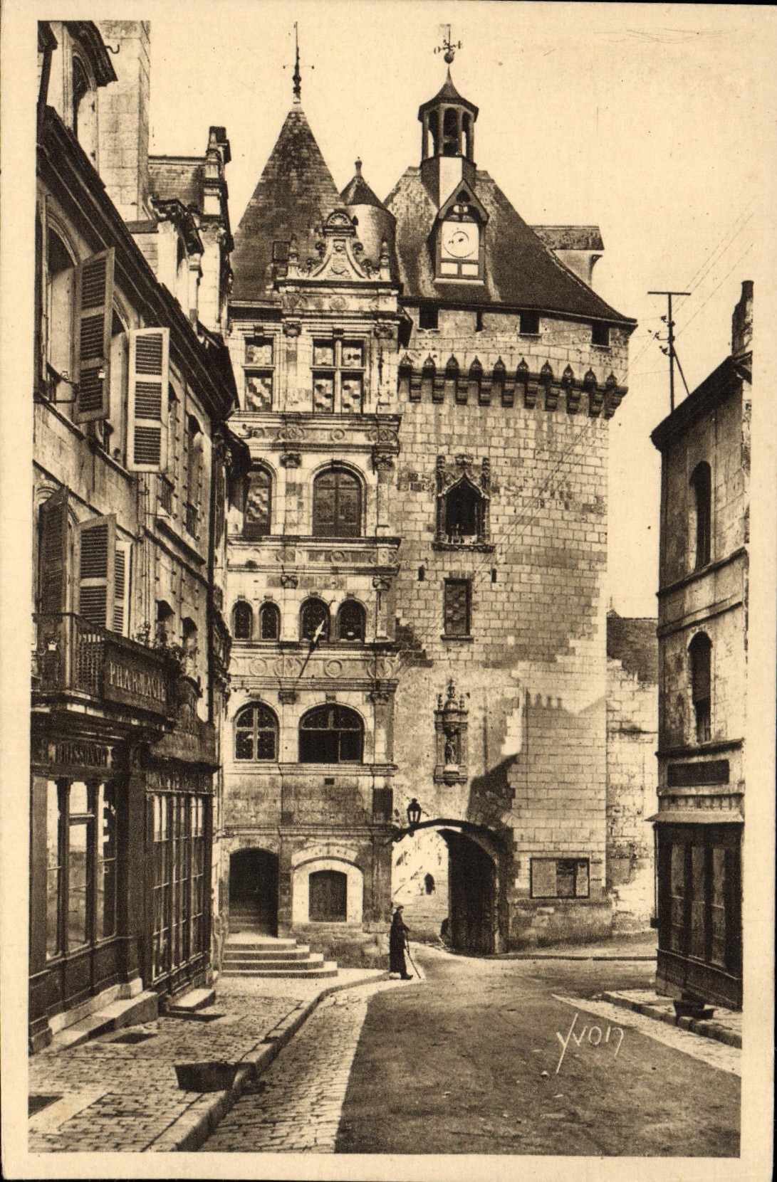 CPA Loches L'Hotel De Ville