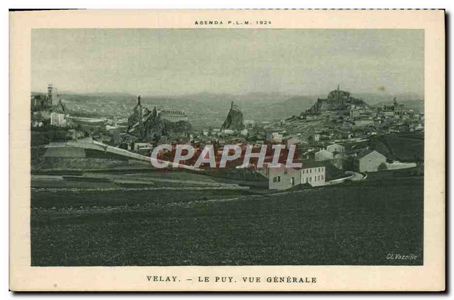 CPA Velay Le Puy Vue Generale