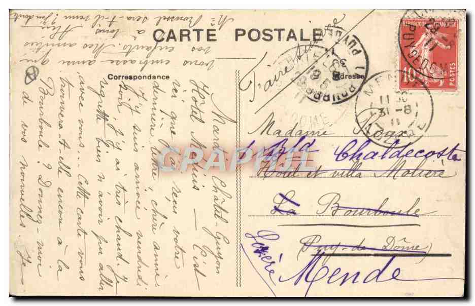 Châtelguyon — Le Casino, vue d'ensemble — L'Auvergne, Puy-de-Dôme — Back