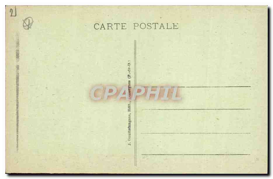 CPA Royat Vue Panoramique Sur Royat et Clermont Ferrand  — Rückseite