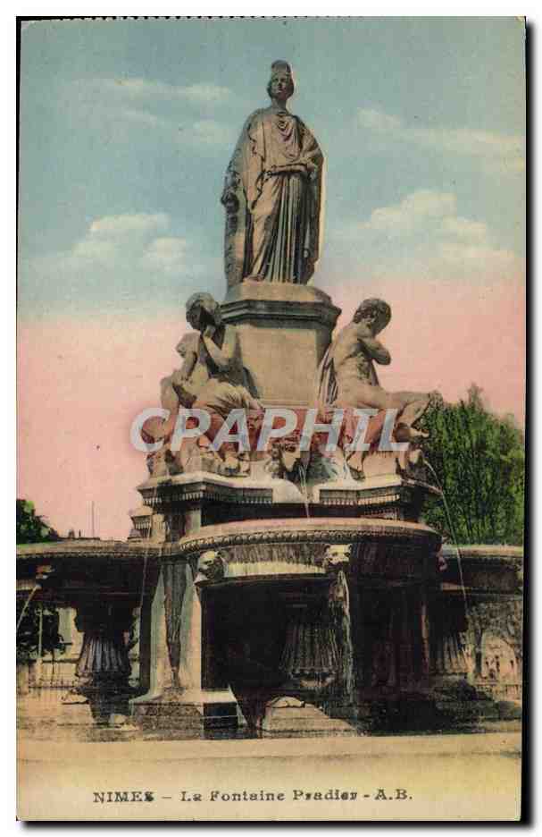 Nîmes - La Fontaine Pradier - A.B.