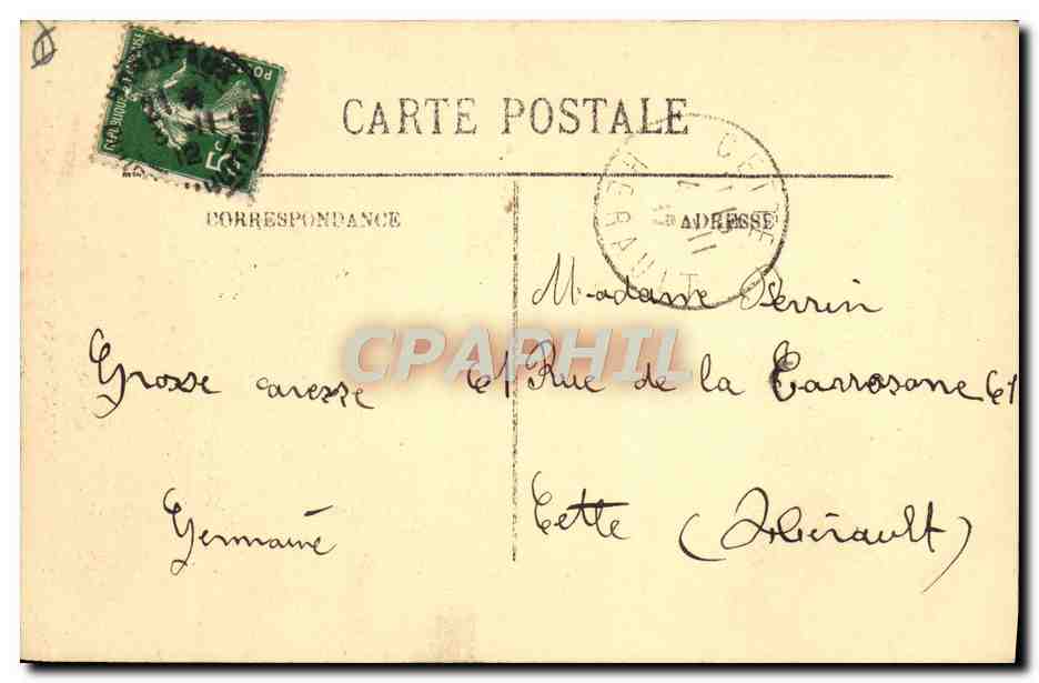 Bordeaux — La Porte du Palais — LL — Verso