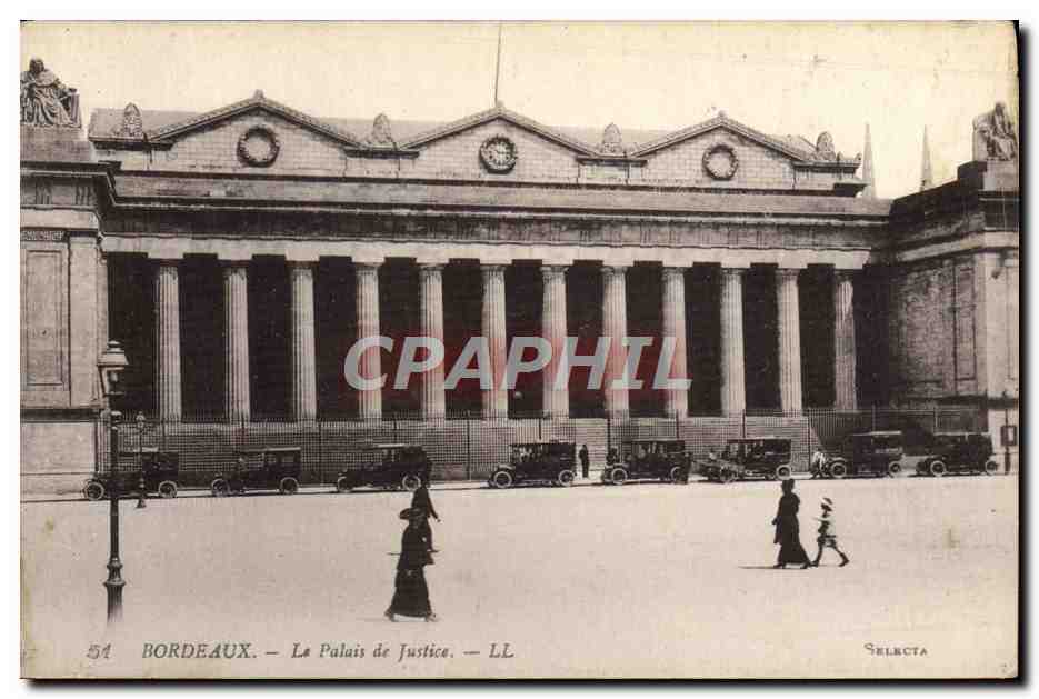 CPA Bordeaux Le Palais De Justice