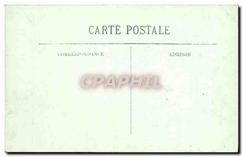 CPA Bordeaux Le Jardin De I'Hotel De Ville — Rückseite