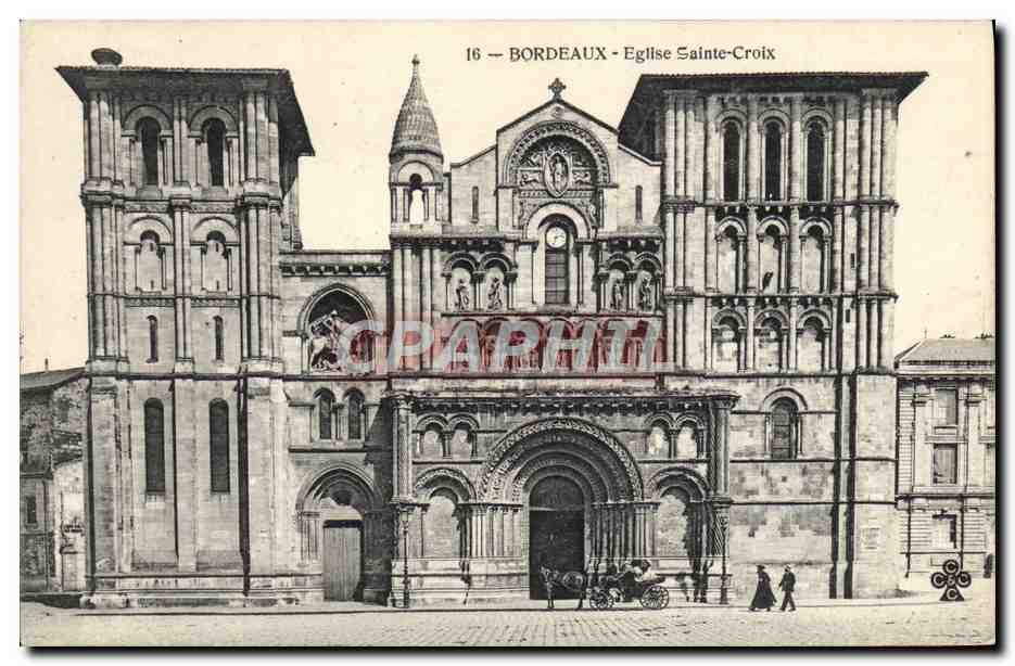 CPA Bourdeaux Eglise Sainte Croix