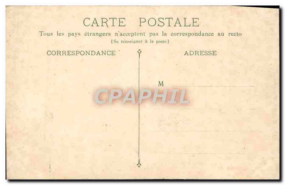 CPA Bourdeaux L'Eglise Sainte Croix — Verso