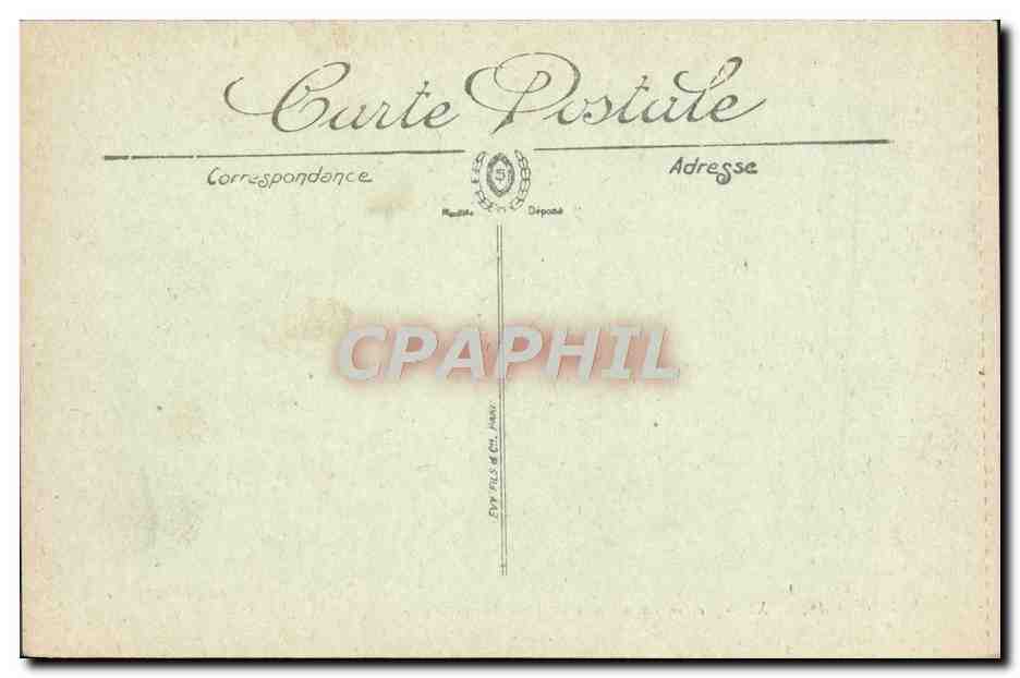 CPA Bourdeaux Le Grand Theatre Tramway — Verso