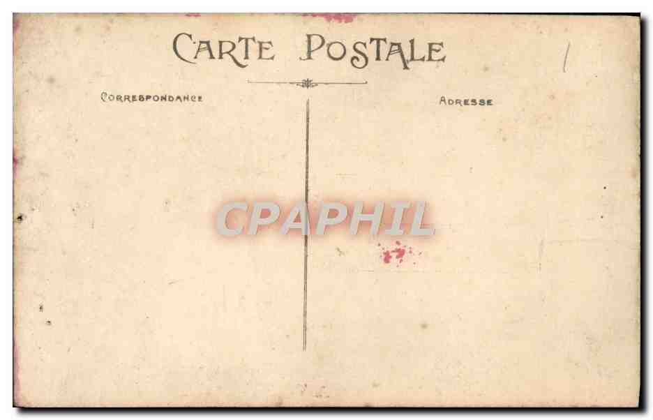 CPA Bourdeaux La Grosse Cloche — Verso