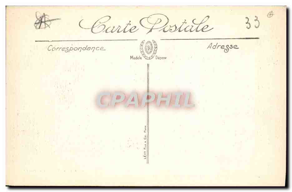 CPA Bourdeaux Le Gare Du Midi — Verso