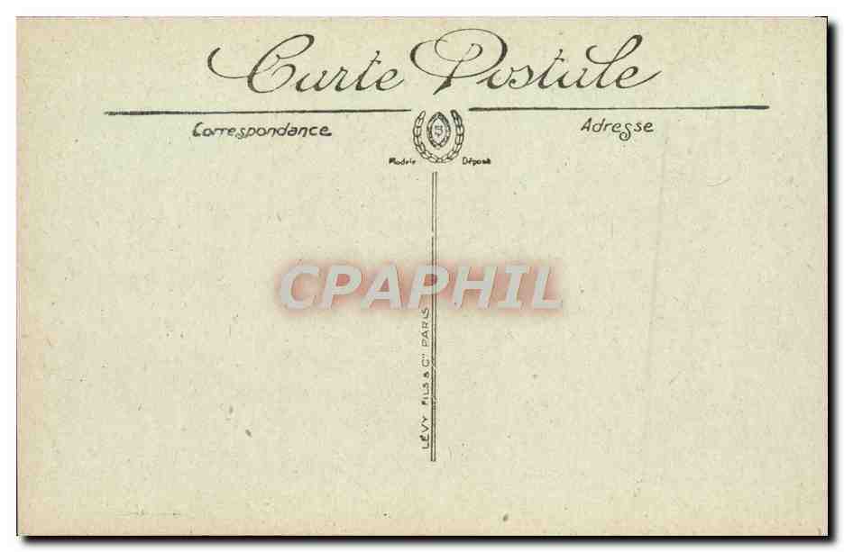 CPA Bourdeaux Le Grand Theatre — Verso