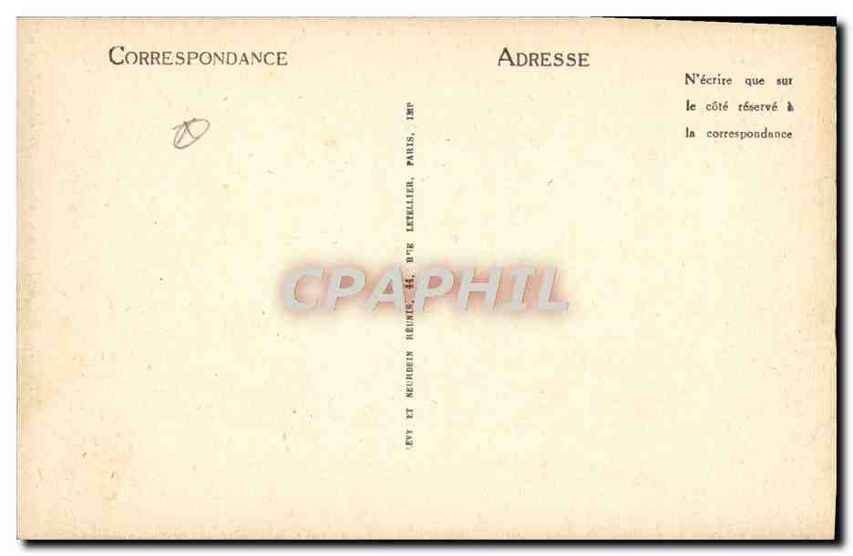 CPA Aigues Mortes L'Oratoire De Saint Louis — Rückseite