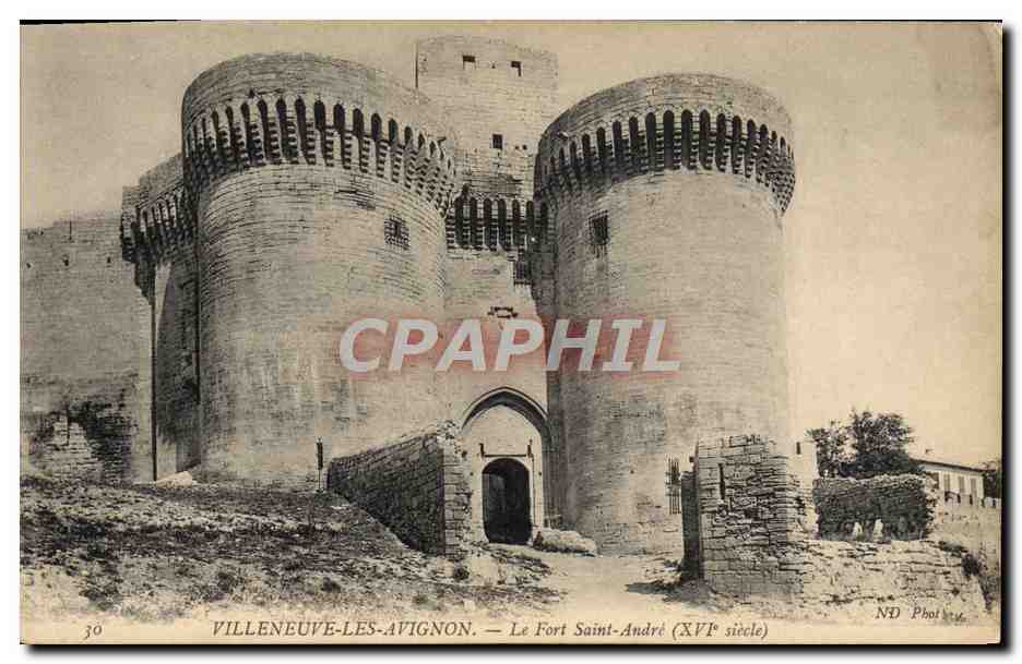 Villeneuve-lès-Avignon — Le Fort Saint-André (XVIe siècle) — ND Phot.