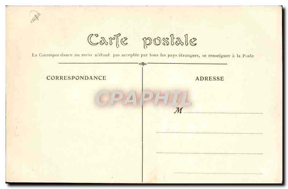 CPA Toulouse Portail De La Dalbade — Verso