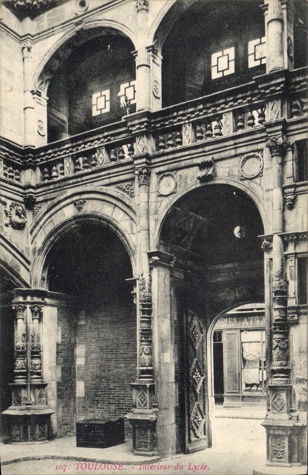 CPA Toulouse Interieur Du Lycee