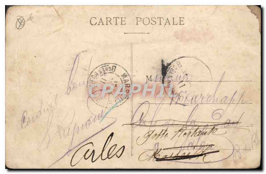 CPA Pont St Esprit Vue Generale Pendent La Cure du 12 decembre  — Rückseite