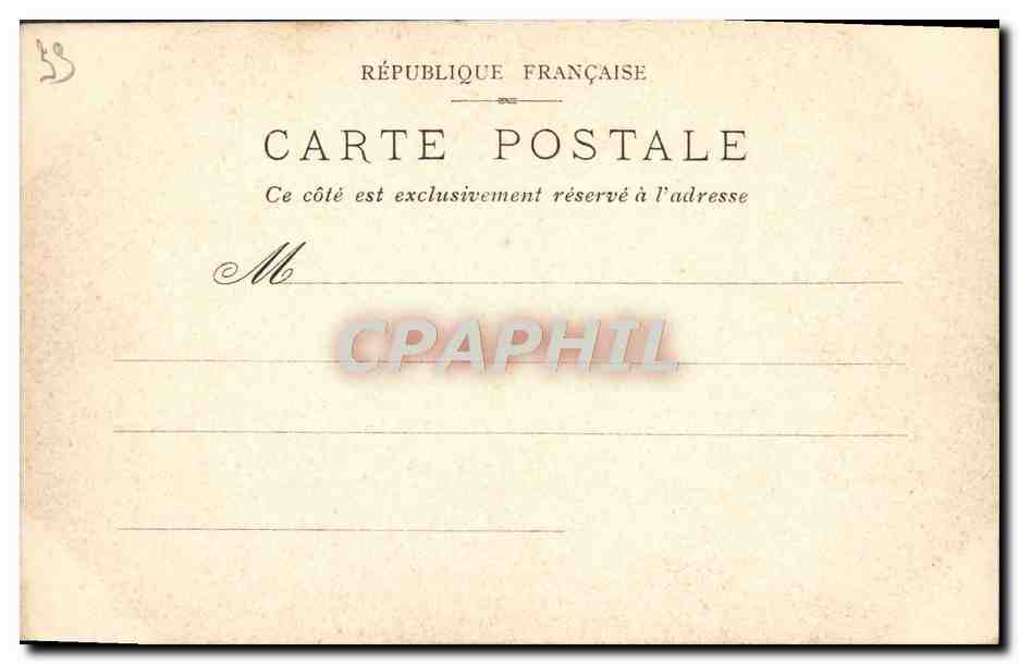 CPA Bordeaux Tour Pey Berland — Verso